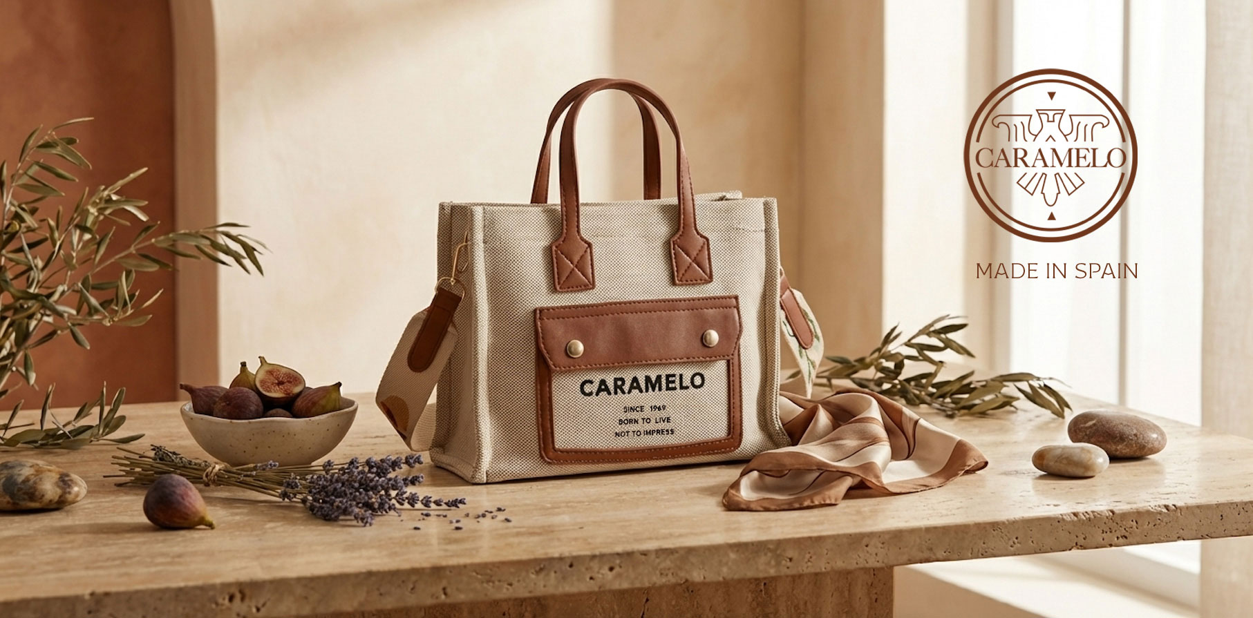 Bolso Caramelo de piel – Ferchi