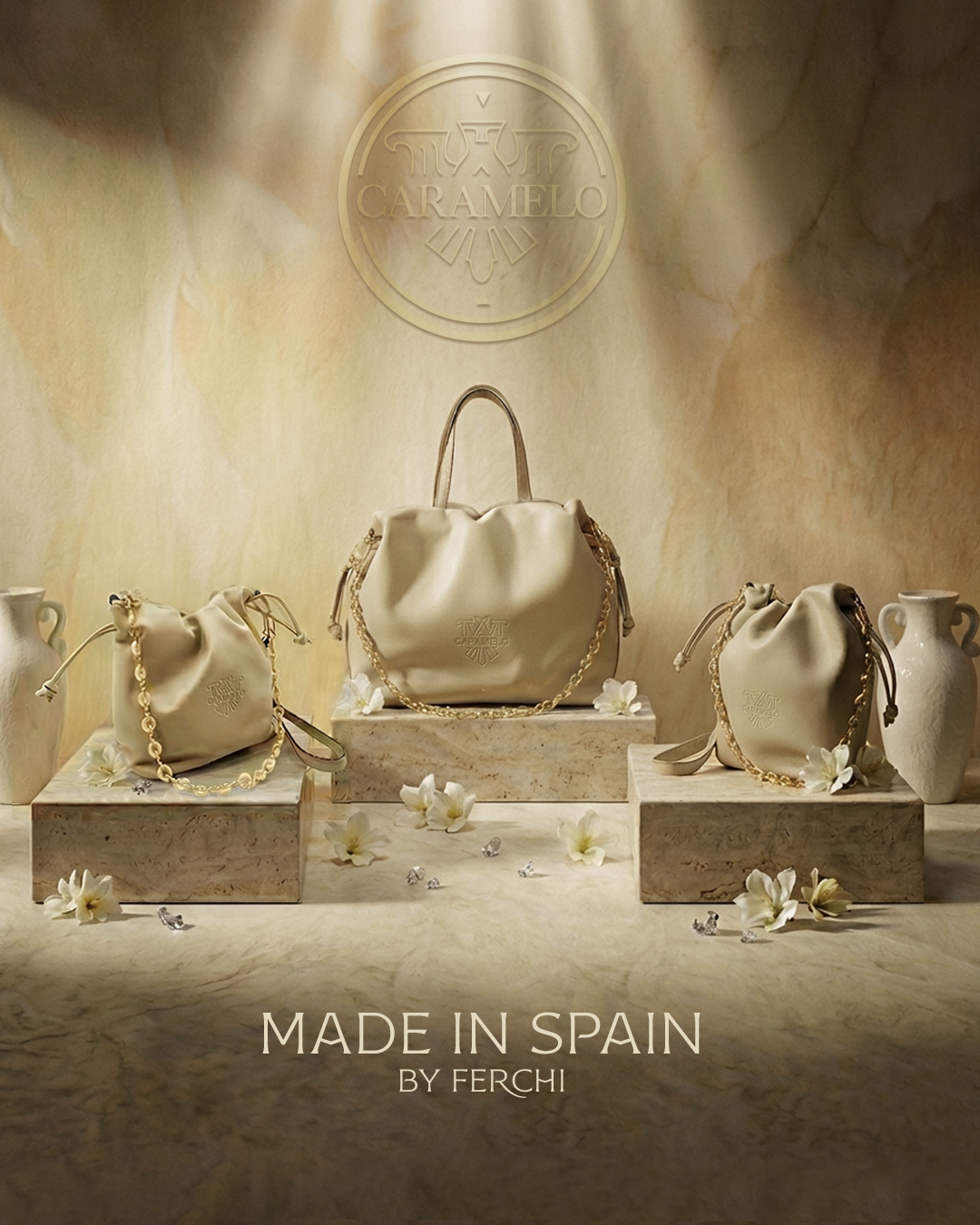 Bolso Caramelo de piel – Ferchi