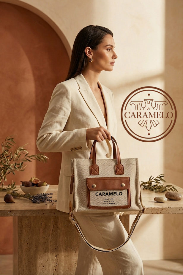Bolso Caramelo de piel – Ferchi