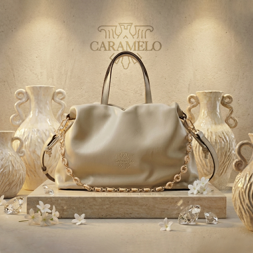 Bolso Caramelo de piel – Ferchi