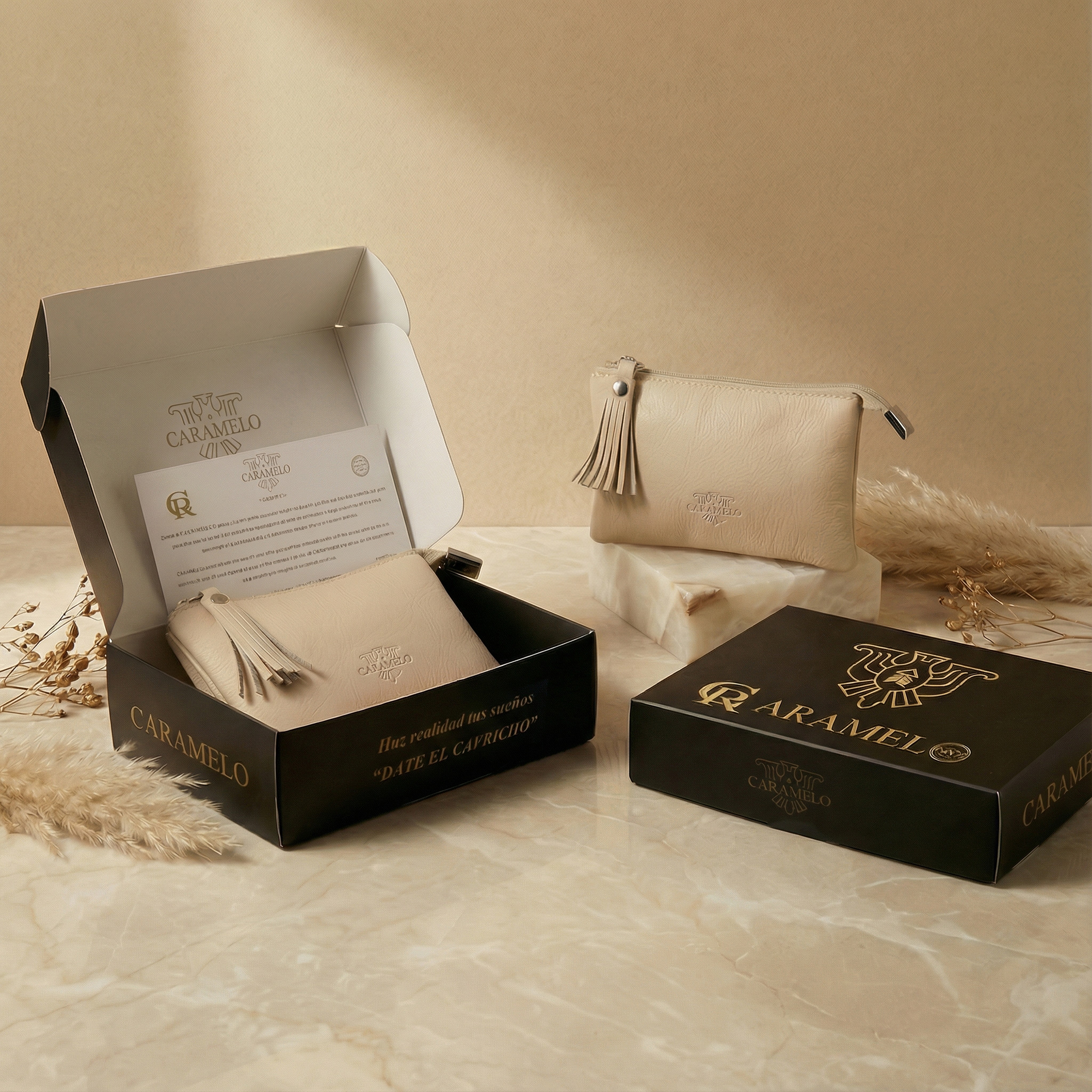 Bolso Caramelo de piel – Ferchi