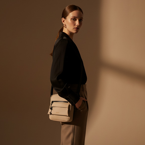 Bolso Caramelo de piel – Ferchi