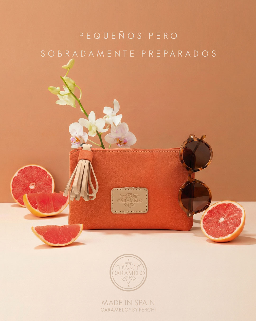 Bolso Caramelo de piel – Ferchi